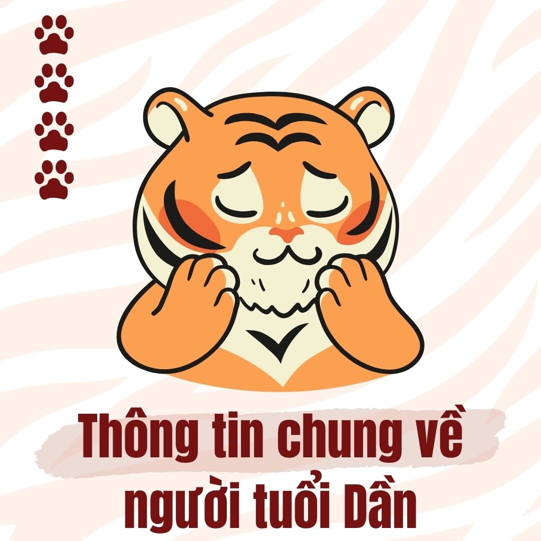 Người sinh tuổi Dần cầm tinh con Hổ ở vị trí thứ ba trong chuỗi 12 con giáp